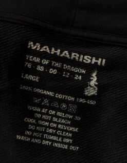 Maharishi 5241 Thar Desert Hooded Sweat Black -Maharishi Shop aw24 5241 black 90