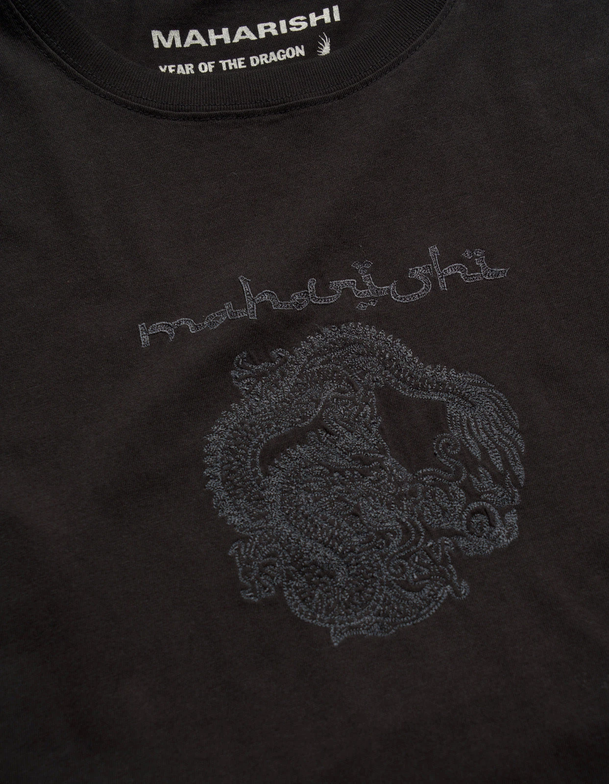 Maharishi 5242 Thar Dragon Embroidered T-Shirt Black 7 Maharishi 5242 Thar Dragon Embroidered T-Shirt Black - Image 7