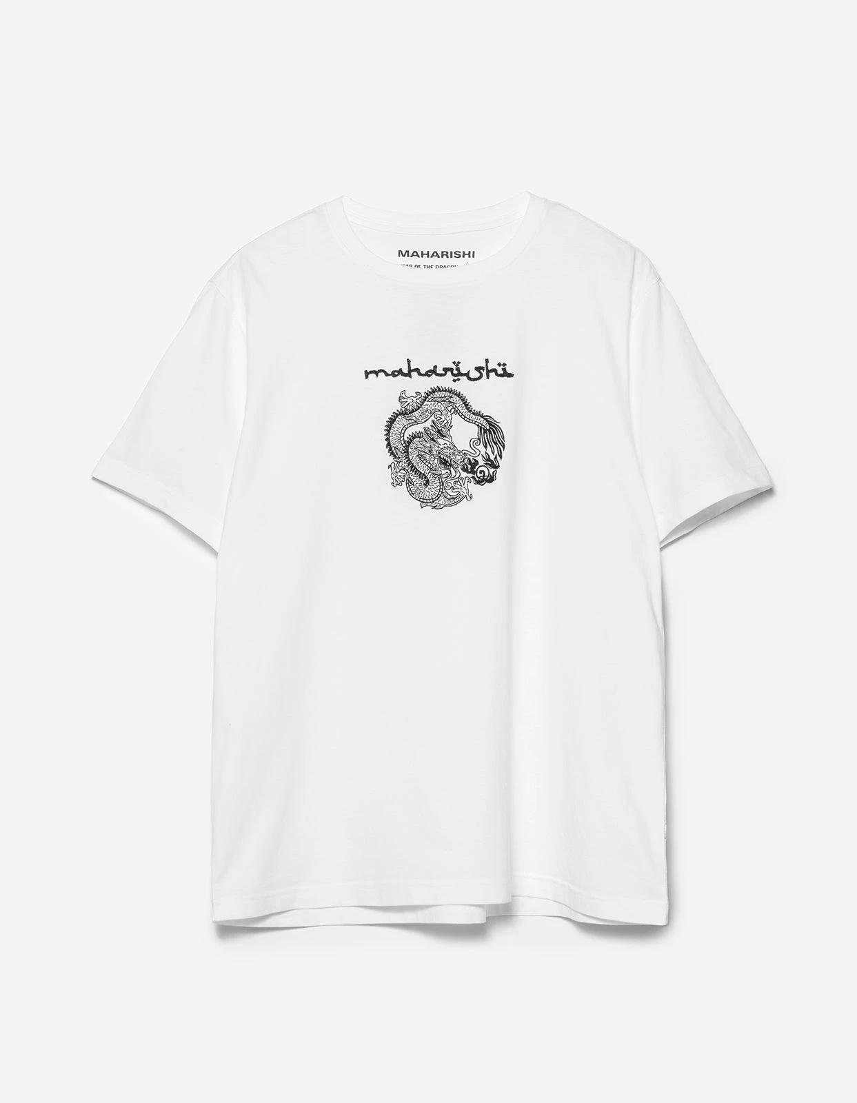 Maharishi 5242 Thar Dragon Embroidered T-Shirt White 1 Maharishi 5242 Thar Dragon Embroidered T-Shirt White