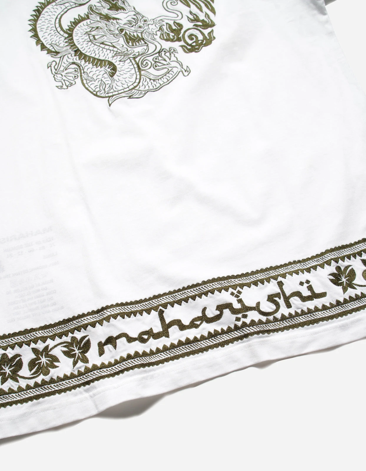 Maharishi 5243 Thar Dragon L/S T-Shirt White 9 Maharishi 5243 Thar Dragon L/S T-Shirt White - Image 9