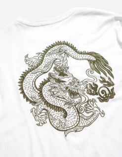 Maharishi 5243 Thar Dragon L/S T-Shirt White 17 Maharishi 5243 Thar Dragon L/S T-Shirt White -Maharishi Shop aw24 5243 White 60