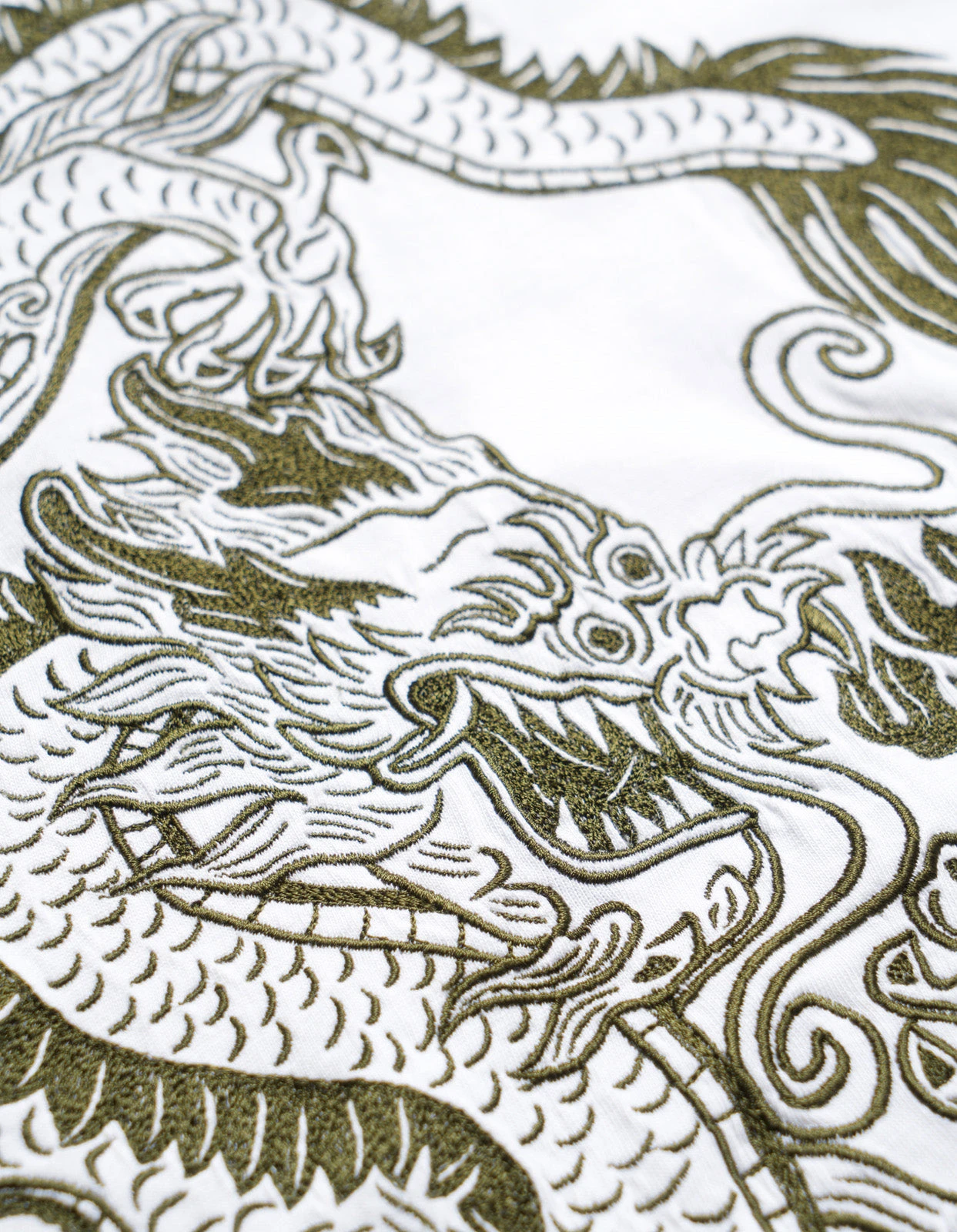 Maharishi 5243 Thar Dragon L/S T-Shirt White 8 Maharishi 5243 Thar Dragon L/S T-Shirt White - Image 8