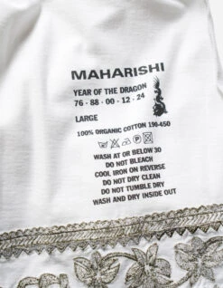 Maharishi 5243 Thar Dragon L/S T-Shirt White 21 Maharishi 5243 Thar Dragon L/S T-Shirt White -Maharishi Shop aw24 5243 White 90