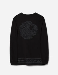 Maharishi 5243 Thar Dragon L/S T-Shirt Black