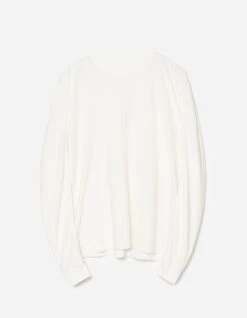 Maharishi 5245 Hemp Cross Oversized L/S T-Shirt White