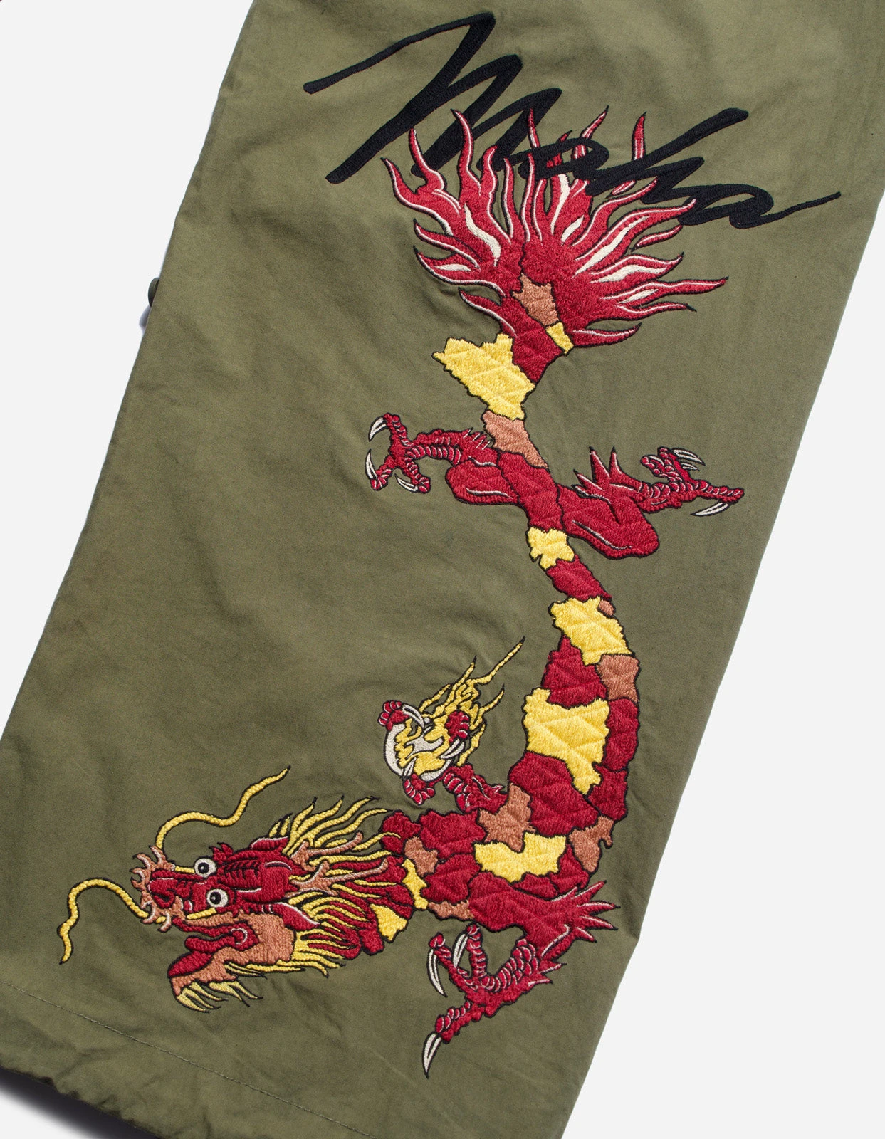 Maharishi 5246 Tour Dragon Map Loose Snopants Olive OG-107F 14 Maharishi 5246 Tour Dragon Map Loose Snopants Olive OG-107F - Image 14