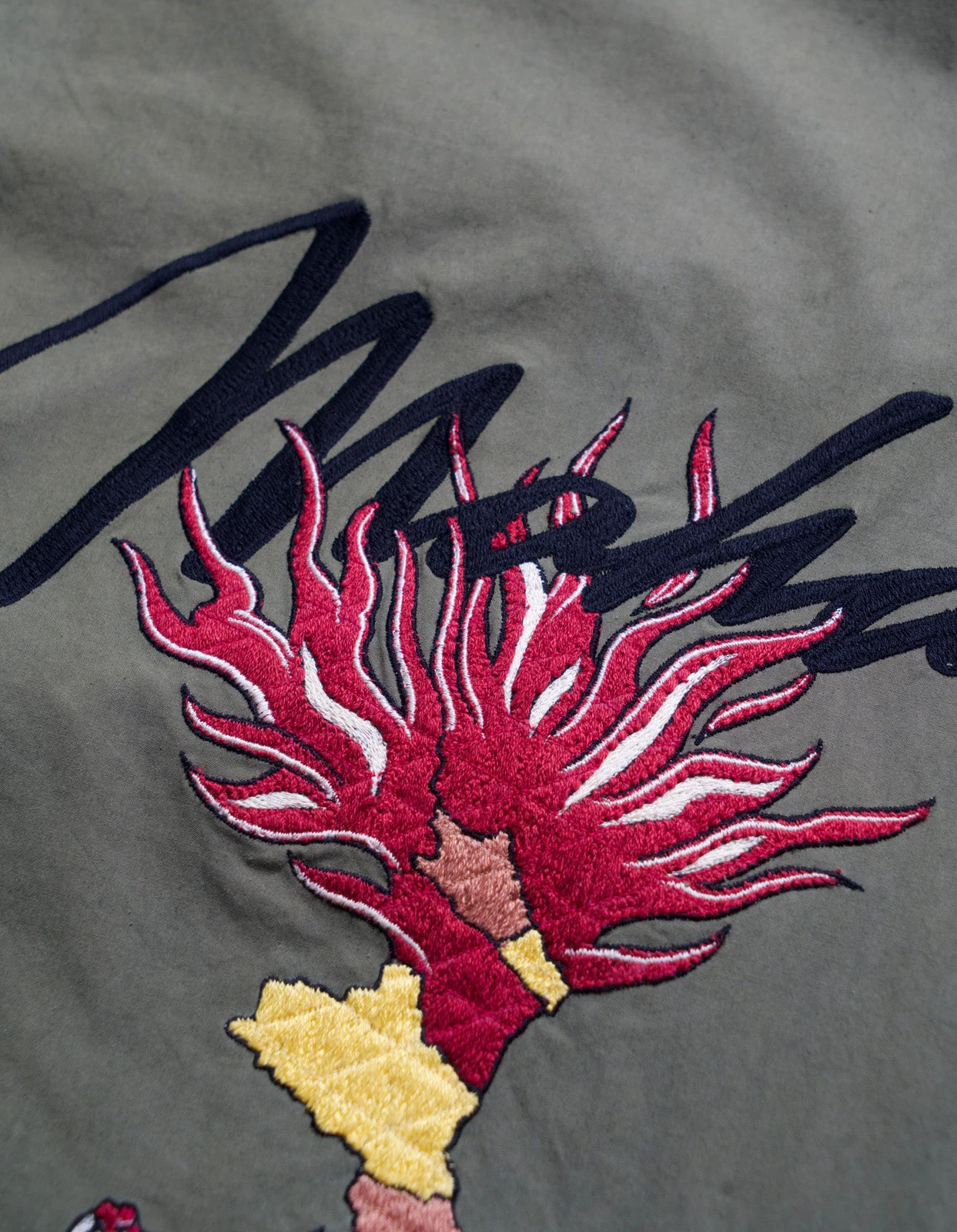 Maharishi 5246 Tour Dragon Map Loose Snopants Olive OG-107F 15 Maharishi 5246 Tour Dragon Map Loose Snopants Olive OG-107F - Image 15