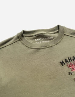 Maharishi 5248 Dragon Map Vintage Crew Sweat Olive OG-107F 8 Maharishi 5248 Dragon Map Vintage Crew Sweat Olive OG-107F -Maharishi Shop aw24 5248 olive 30