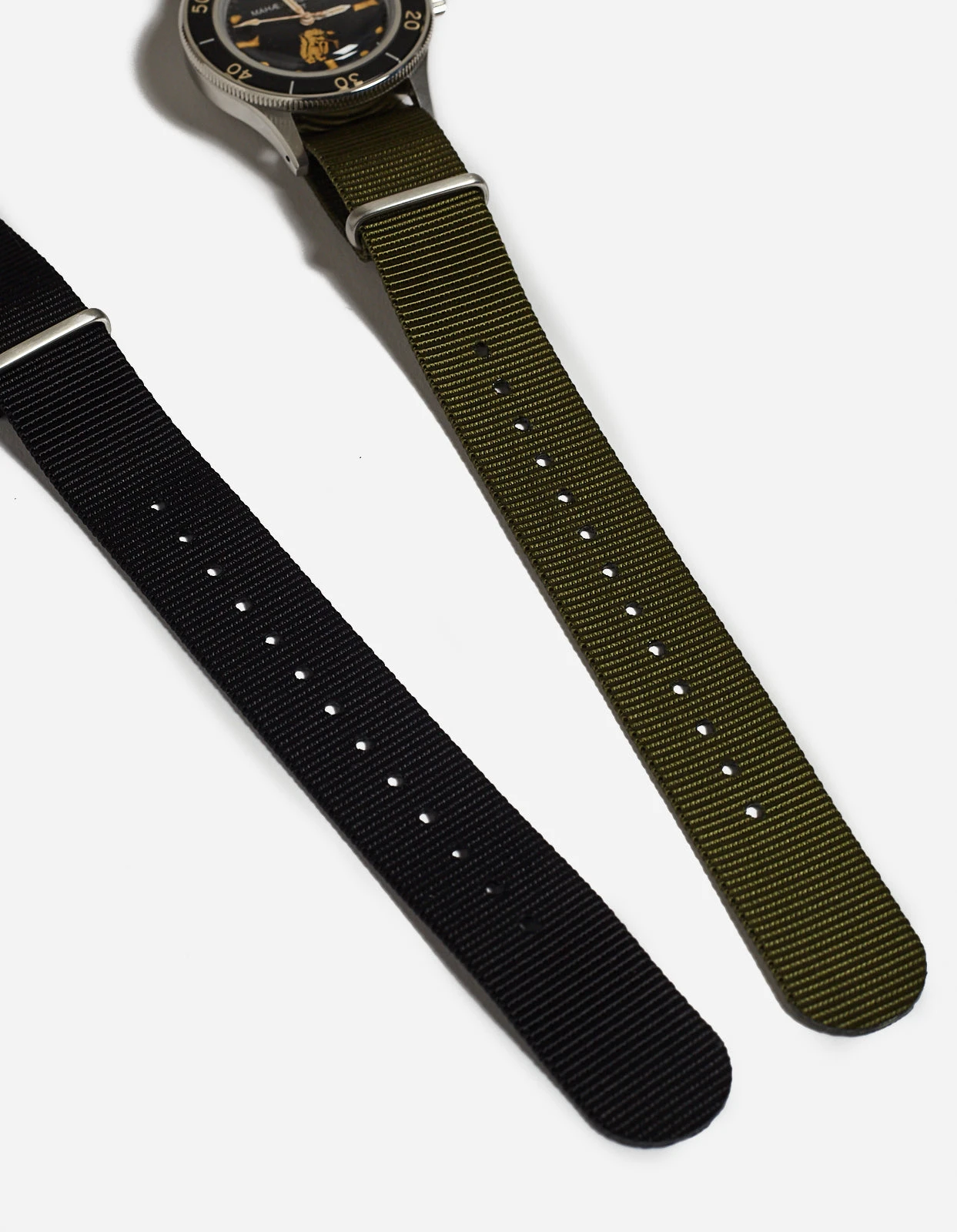 Maharishi 9372 Riverine Diver Watch Steel Case · Aged Dial Steel 5 Maharishi 9372 Riverine Diver Watch Steel Case · Aged Dial Steel - Image 5