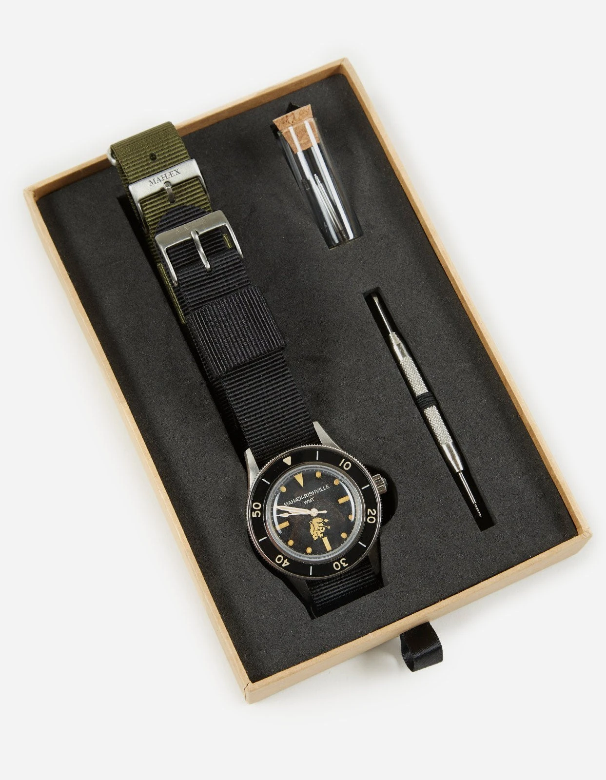 Maharishi 9372 Riverine Diver Watch Steel Case · Aged Dial Steel 11 Maharishi 9372 Riverine Diver Watch Steel Case · Aged Dial Steel - Image 11