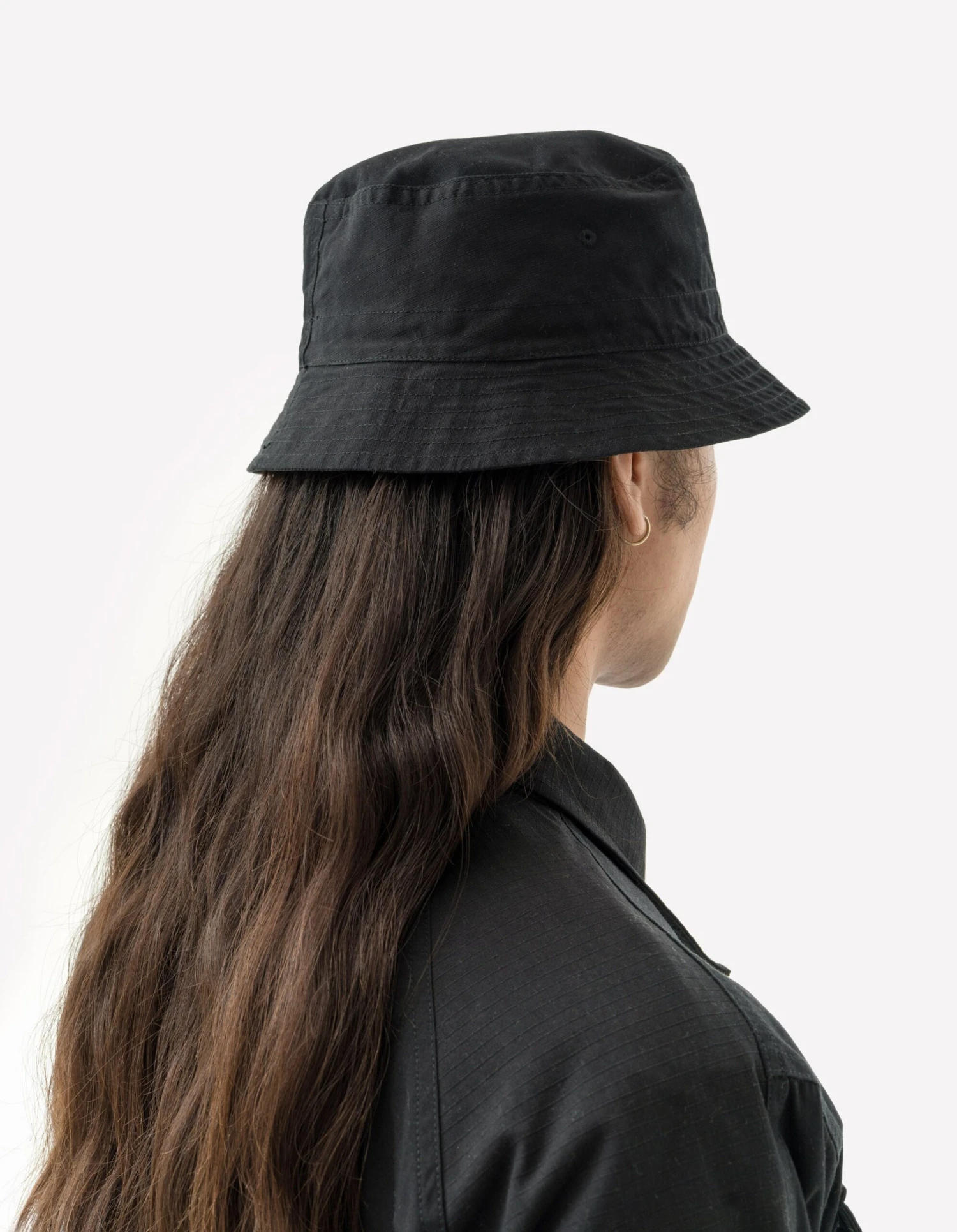 Maharishi 5227 Reversible Contour Bucket Hat Black/Subdued Night 5 Maharishi 5227 Reversible Contour Bucket Hat Black/Subdued Night - Image 5