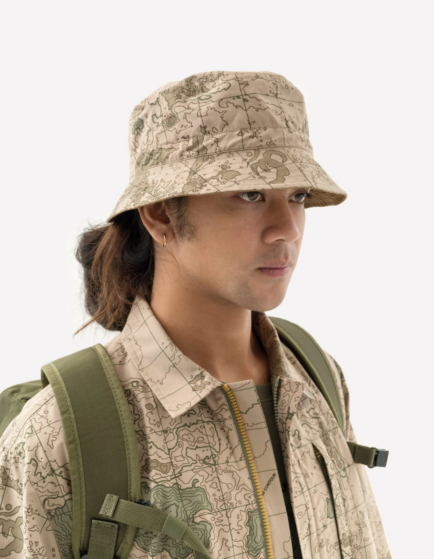Maharishi 5227 Reversible Contour Bucket Hat Mushroom/Desert 2 Maharishi 5227 Reversible Contour Bucket Hat Mushroom/Desert - Image 2