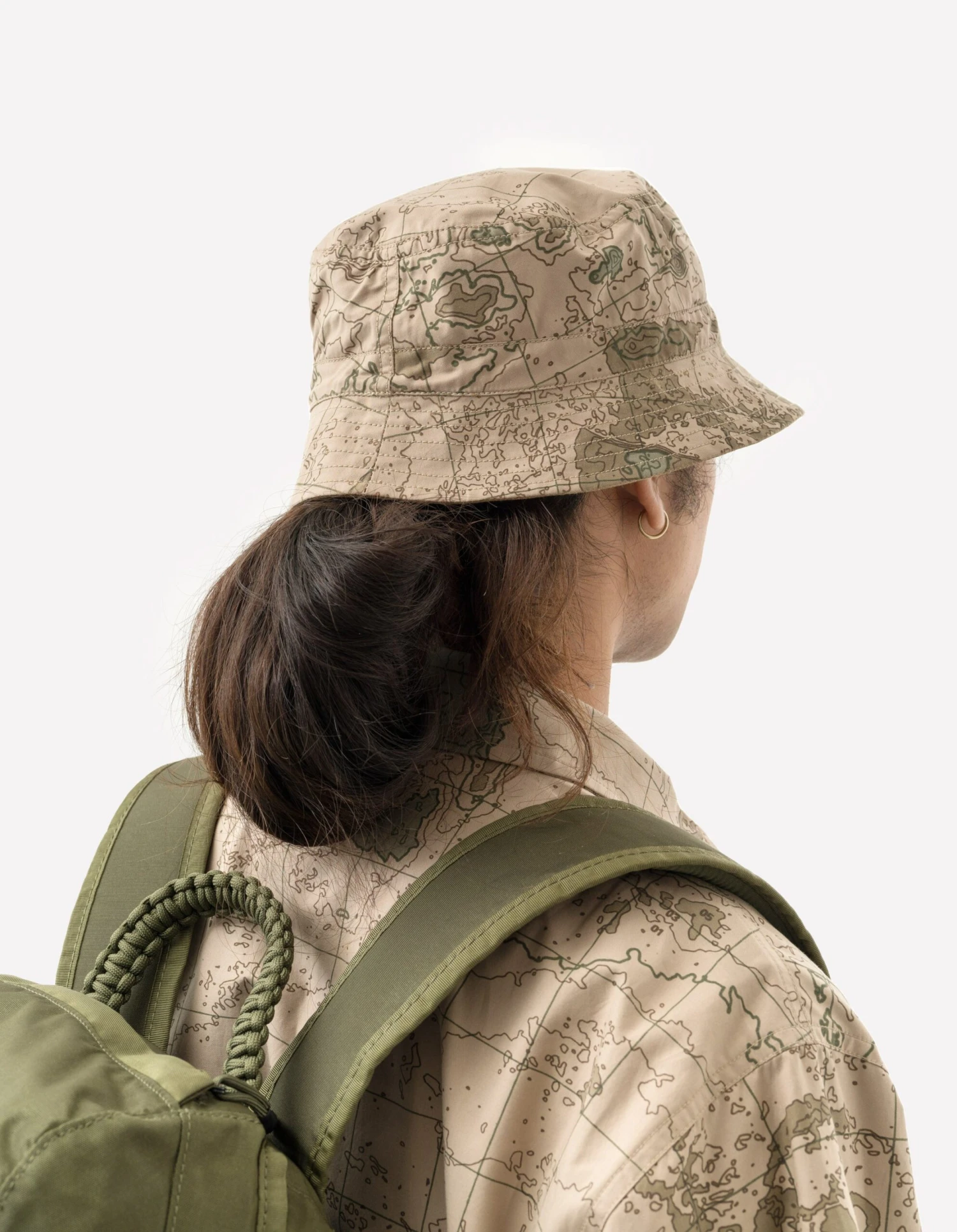 Maharishi 5227 Reversible Contour Bucket Hat Mushroom/Desert 4 Maharishi 5227 Reversible Contour Bucket Hat Mushroom/Desert - Image 4