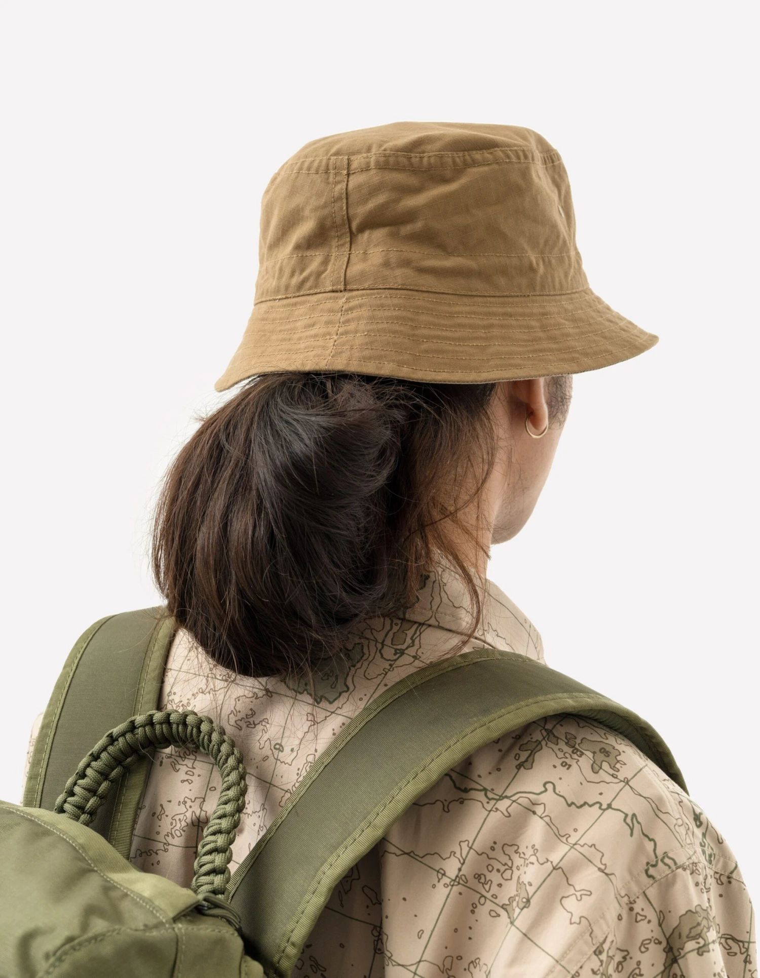 Maharishi 5227 Reversible Contour Bucket Hat Mushroom/Desert 5 Maharishi 5227 Reversible Contour Bucket Hat Mushroom/Desert - Image 5