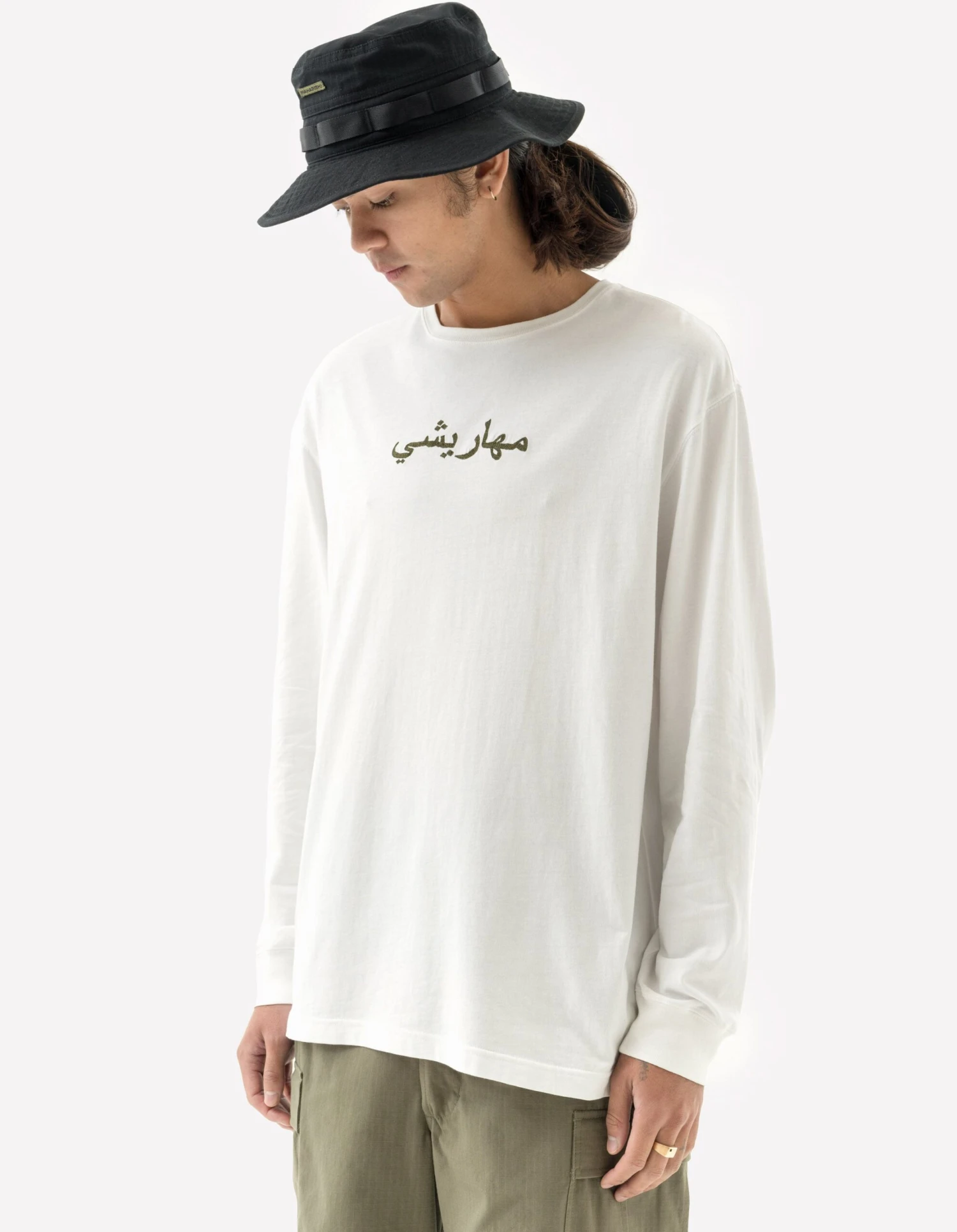 Maharishi 5243 Thar Dragon L/S T-Shirt White 3 Maharishi 5243 Thar Dragon L/S T-Shirt White - Image 3