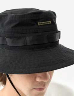 Maharishi 5218 Cordura Simtex WR Boonie Hat Black -Maharishi Shop pre aw24 31 october 011123 0822