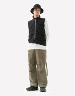 Maharishi 5223 Cordura Asym Armour Vest Black/Subdued Night -Maharishi Shop pre aw24 31 october 011123 0823 83fe2b45 bad3 4637 9d87 b1884db1d505