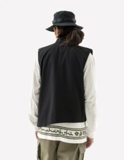 Maharishi 5223 Cordura Asym Armour Vest Black/Subdued Night -Maharishi Shop pre aw24 31 october 011123 0861