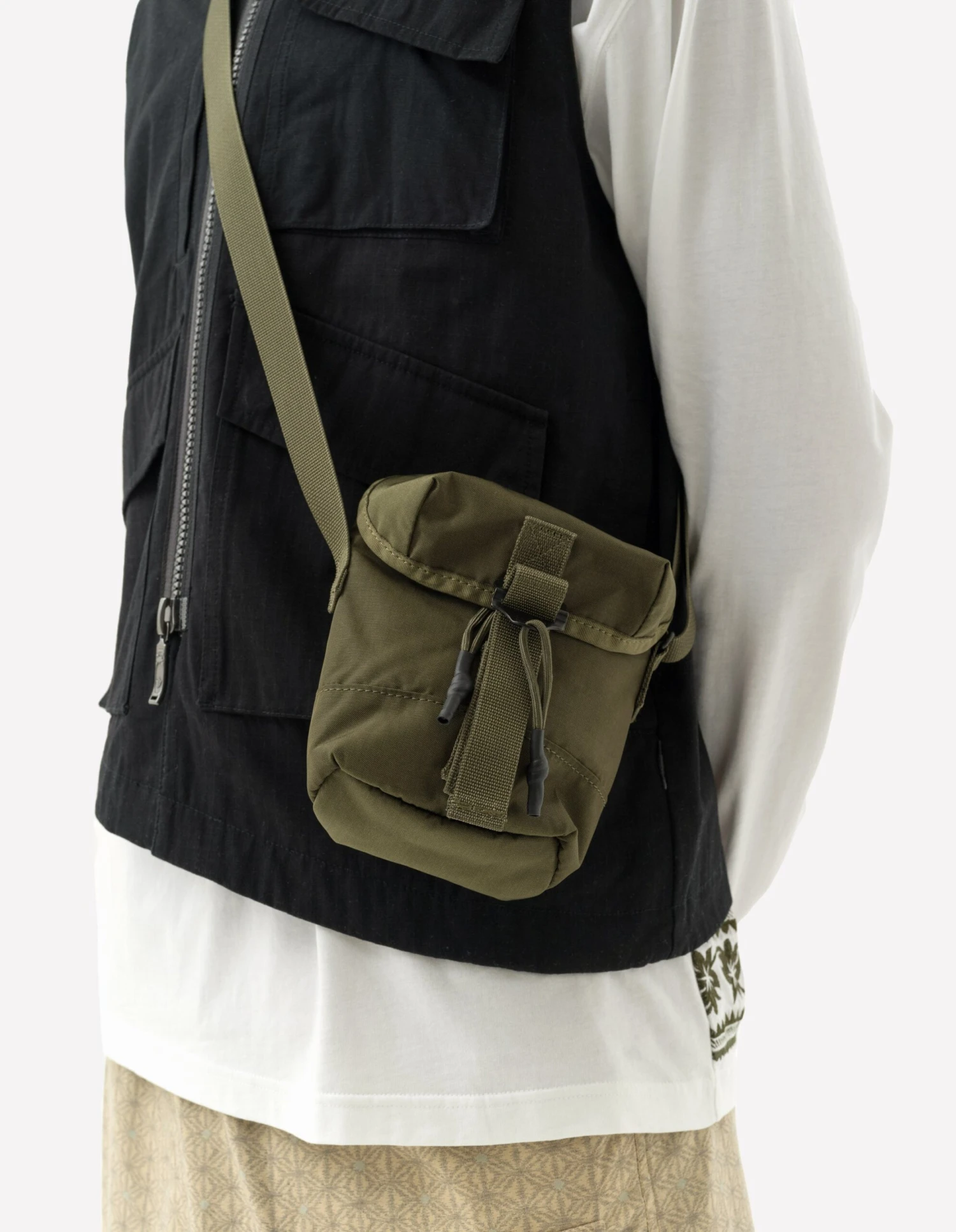 Maharishi 1116 Maha M.A.L.I.C.E. Pouch Bag Olive 2 Maharishi 1116 Maha M.A.L.I.C.E. Pouch Bag Olive - Image 2
