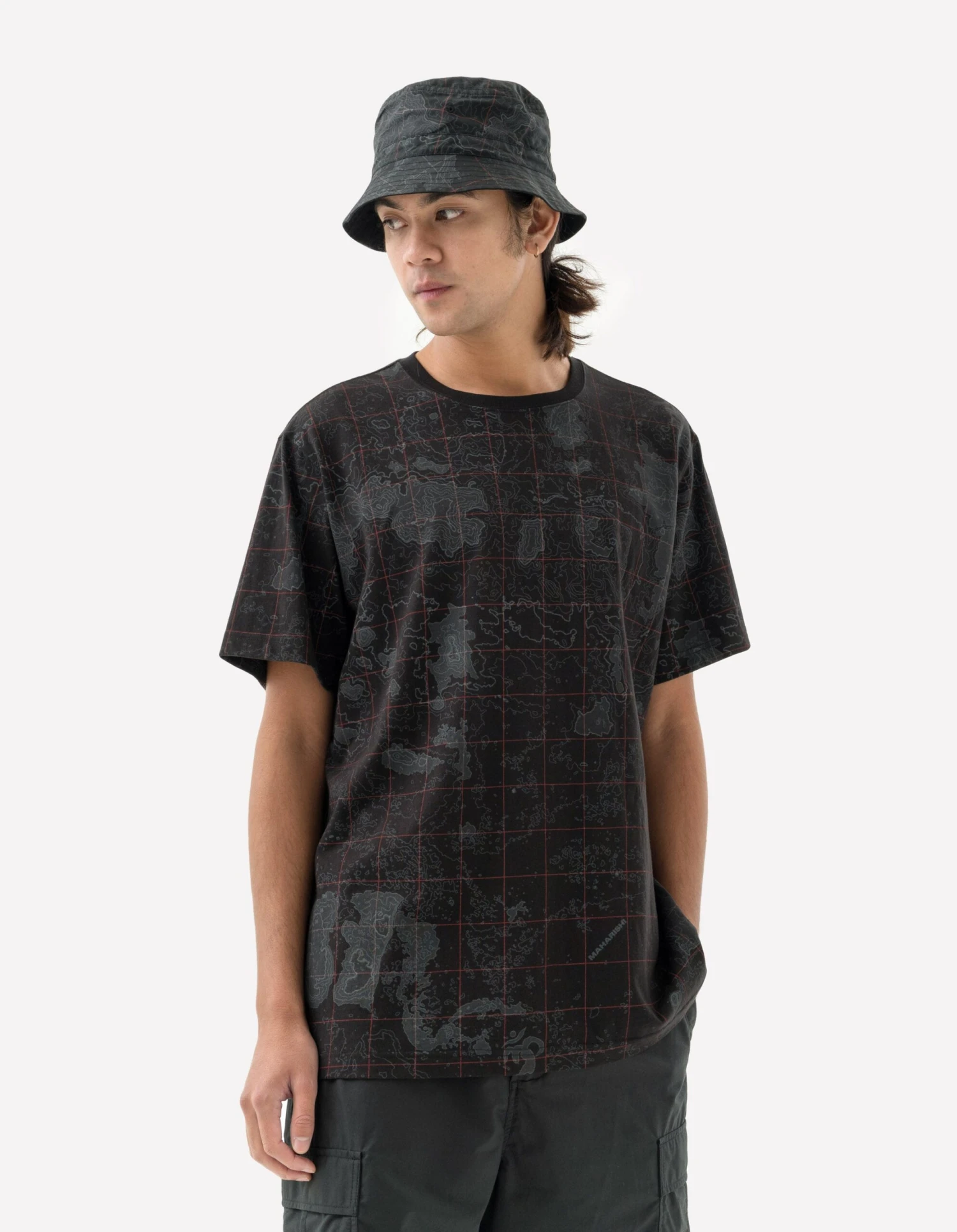 Maharishi 5230 Contour T-Shirt Subdued Night 2 Maharishi 5230 Contour T-Shirt Subdued Night - Image 2