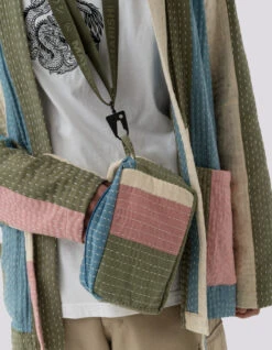 Maharishi 1287 Patchwork Zipped Pouch Multi -Maharishi Shop pre aw24 31 october 011123 1918