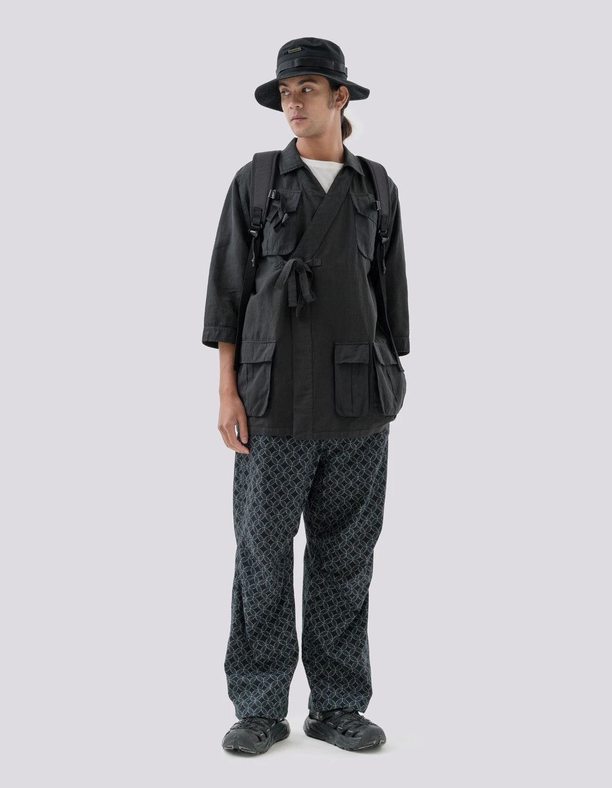 Maharishi 5208 Wagara Asym Loose Track Pants Black 6 Maharishi 5208 Wagara Asym Loose Track Pants Black - Image 6