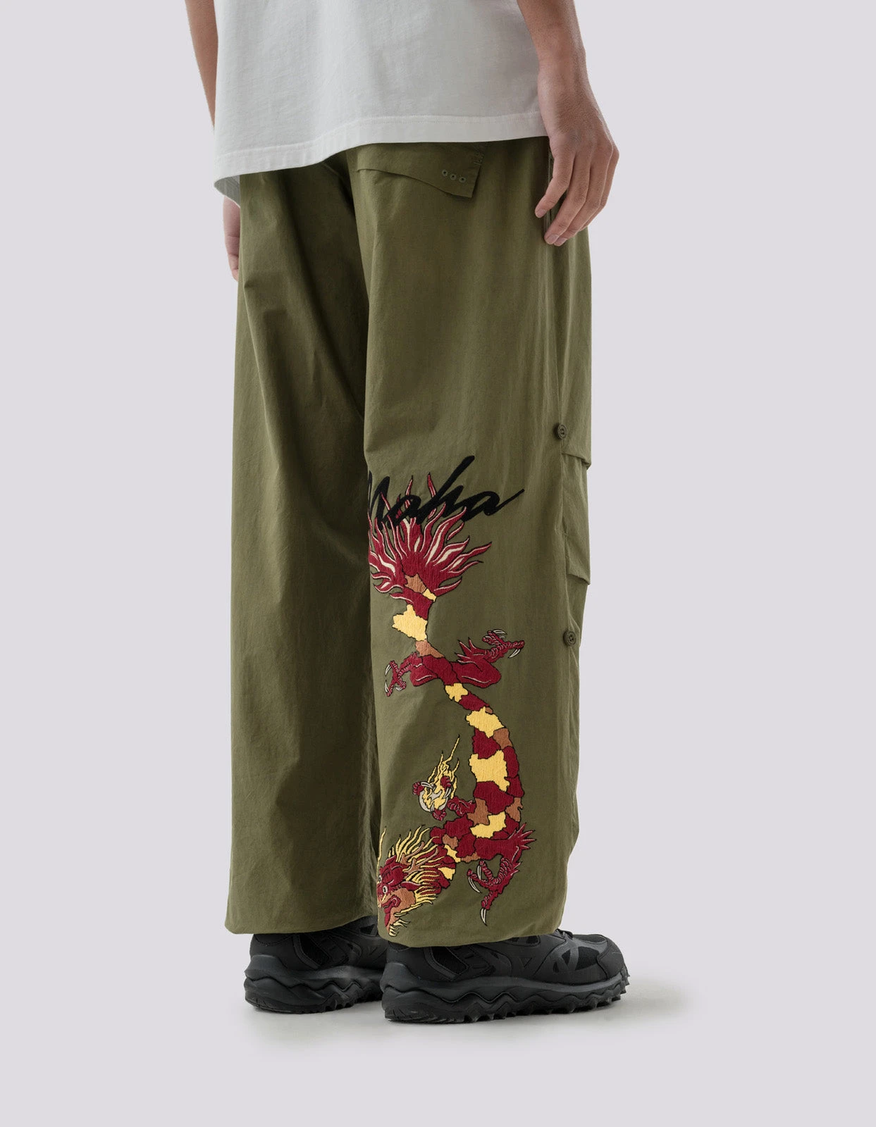 Maharishi 5246 Tour Dragon Map Loose Snopants Olive OG-107F 2 Maharishi 5246 Tour Dragon Map Loose Snopants Olive OG-107F - Image 2