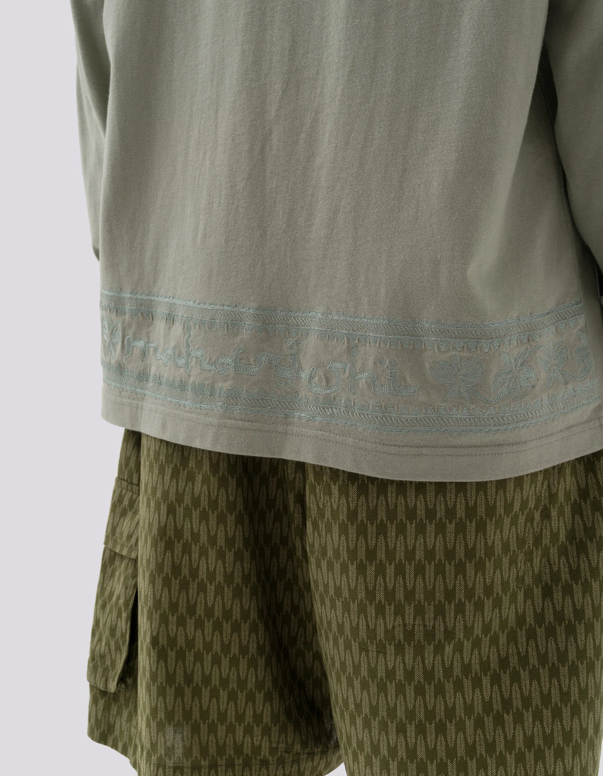 Maharishi 5243 Thar Dragon L/S T-Shirt Sage 4 Maharishi 5243 Thar Dragon L/S T-Shirt Sage - Image 4