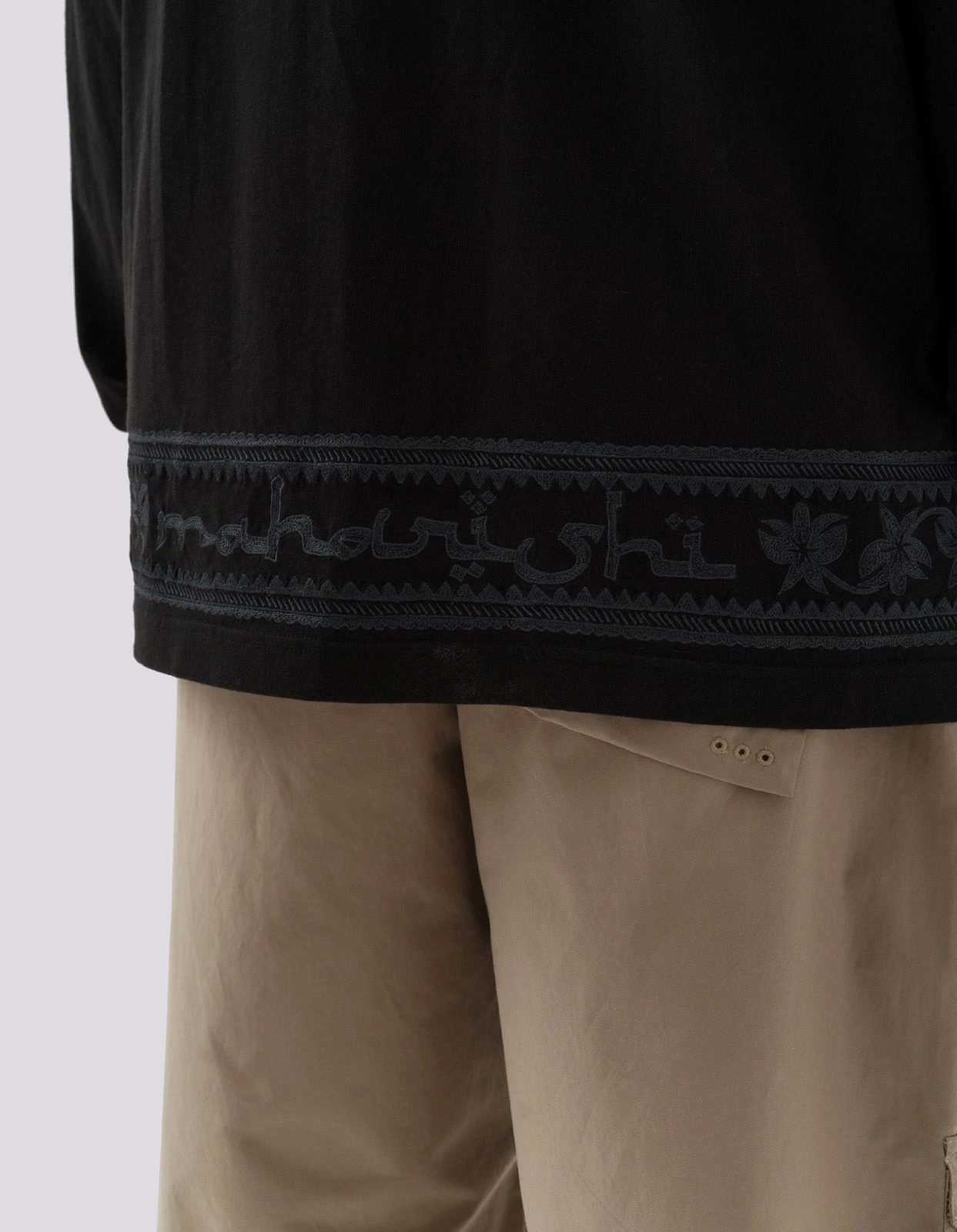 Maharishi 5243 Thar Dragon L/S T-Shirt Black 4 Maharishi 5243 Thar Dragon L/S T-Shirt Black - Image 4