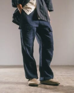 Maharishi 5115 Noragi Cargo Loose Track Pants Indigo 23 Maharishi 5115 Noragi Cargo Loose Track Pants Indigo -Maharishi Shop running order 5