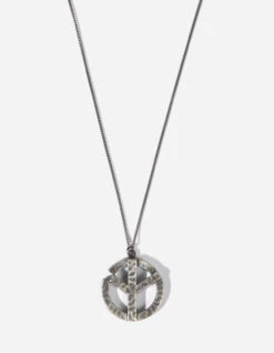 Maharishi 9365 CUD War & Peace Pendant · Hallmarked Silver Silver