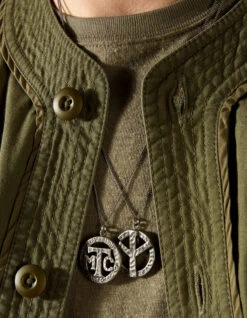 Maharishi 9365 CUD War & Peace Pendant · Hallmarked Silver Silver 17 Maharishi 9365 CUD War & Peace Pendant · Hallmarked Silver Silver -Maharishi Shop ss21 9365 cud war and peace pendant silver 80