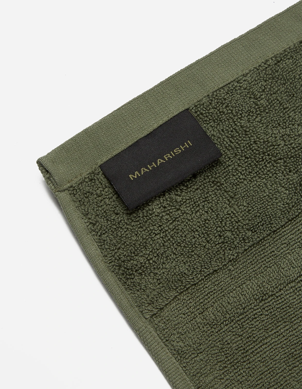 Maharishi 9369 Towel 40 X 80cm · Organic Cotton Olive 6 Maharishi 9369 Towel 40 X 80cm · Organic Cotton Olive - Image 6