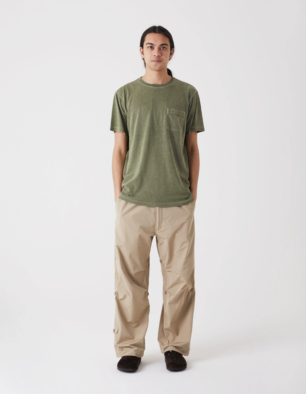Maharishi 7021 Hemp Organic Pocket T-Shirt Olive OG-107F 3 Maharishi 7021 Hemp Organic Pocket T-Shirt Olive OG-107F - Image 3