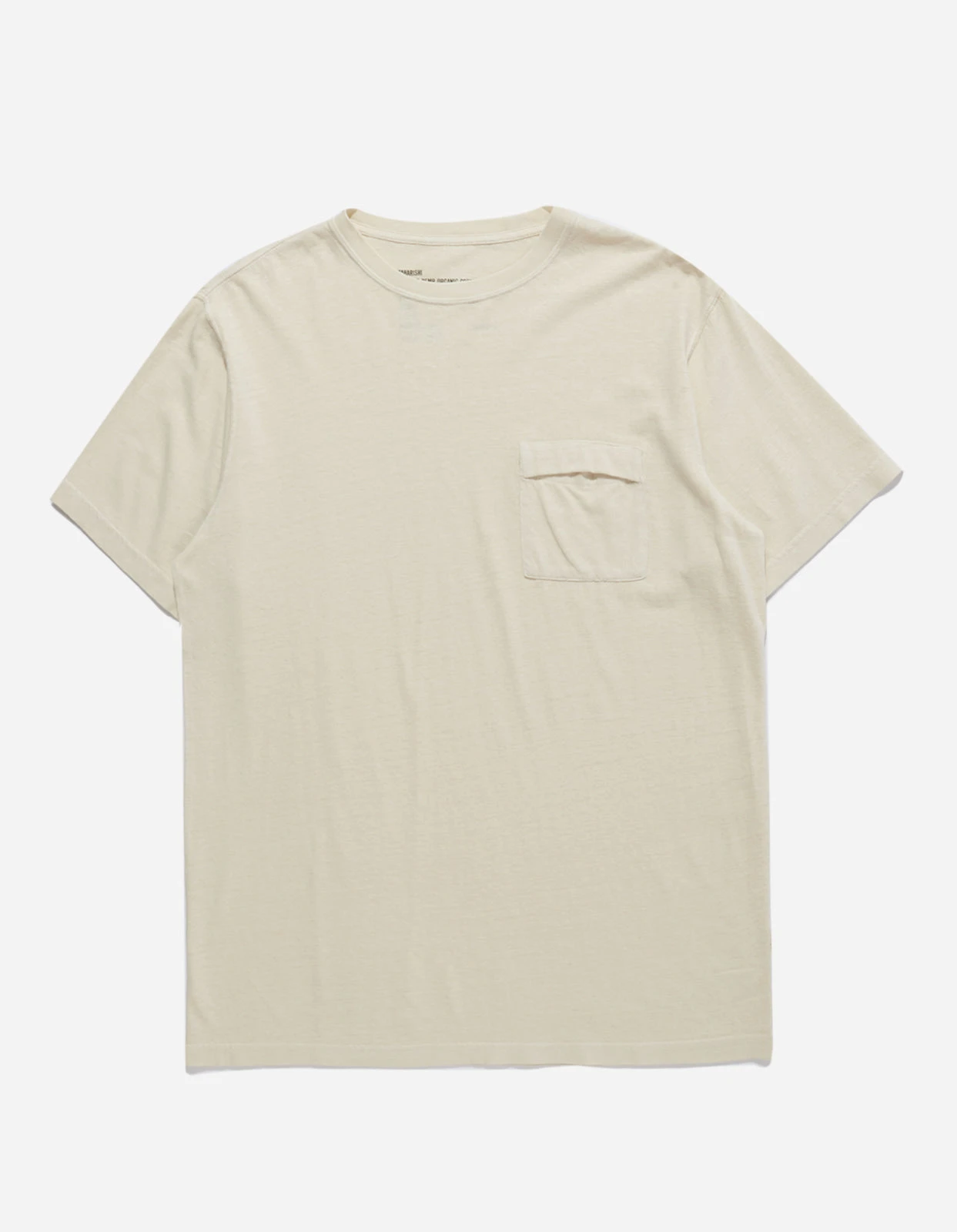 Maharishi 7021 Hemp Organic Pocket T-Shirt Ecru 1 Maharishi 7021 Hemp Organic Pocket T-Shirt Ecru