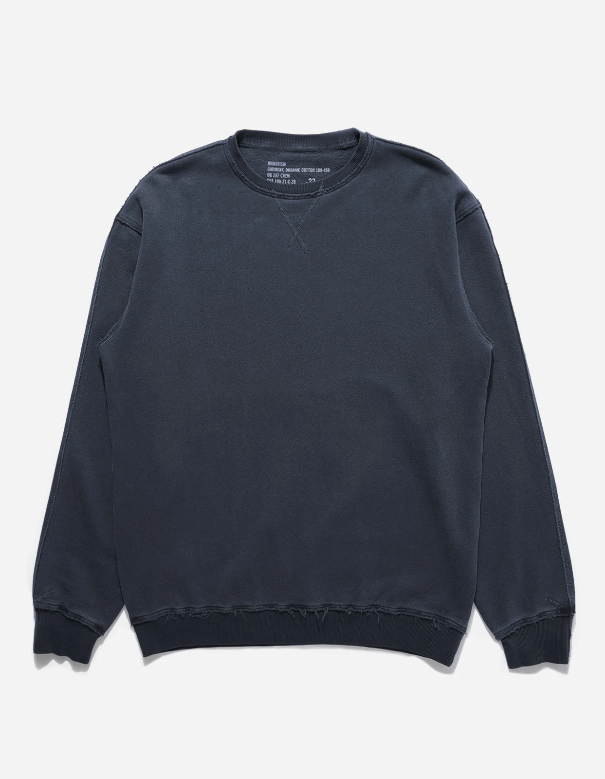 Maharishi 8011 Hemp Organic Crew Sweat Navy 1 Maharishi 8011 Hemp Organic Crew Sweat Navy
