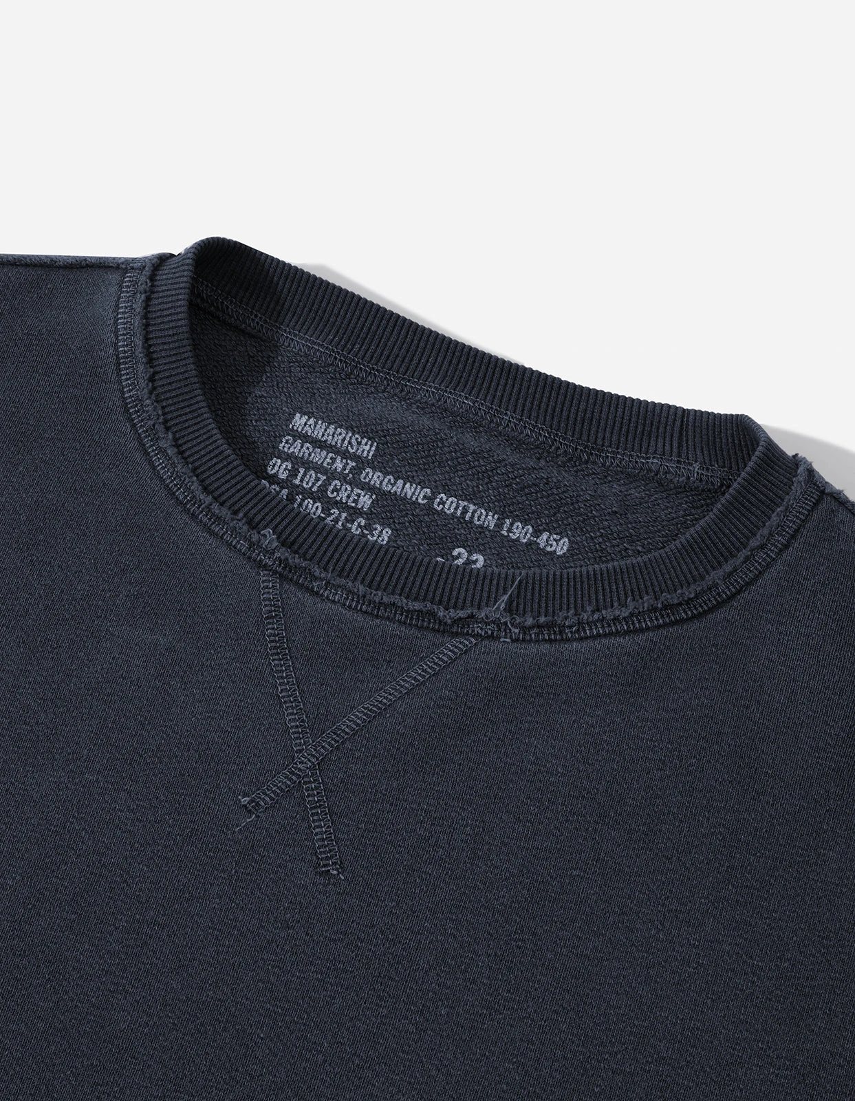 Maharishi 8011 Hemp Organic Crew Sweat Navy 3 Maharishi 8011 Hemp Organic Crew Sweat Navy - Image 3