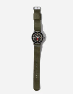 Maharishi 9501 Riverine Diver 2.0 Watch Steel Silver 11 Maharishi 9501 Riverine Diver 2.0 Watch Steel Silver -Maharishi Shop ss22 9501 riverine diver 2.0 watch steel silver 60