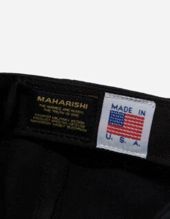 Maharishi 9478 MILTYPE 6-Panel Cap Black -Maharishi Shop ss22 9714 m embroidered 6 panel cap black 50 f36b78a8 5759 4500 a7fe 36655e46ff0f