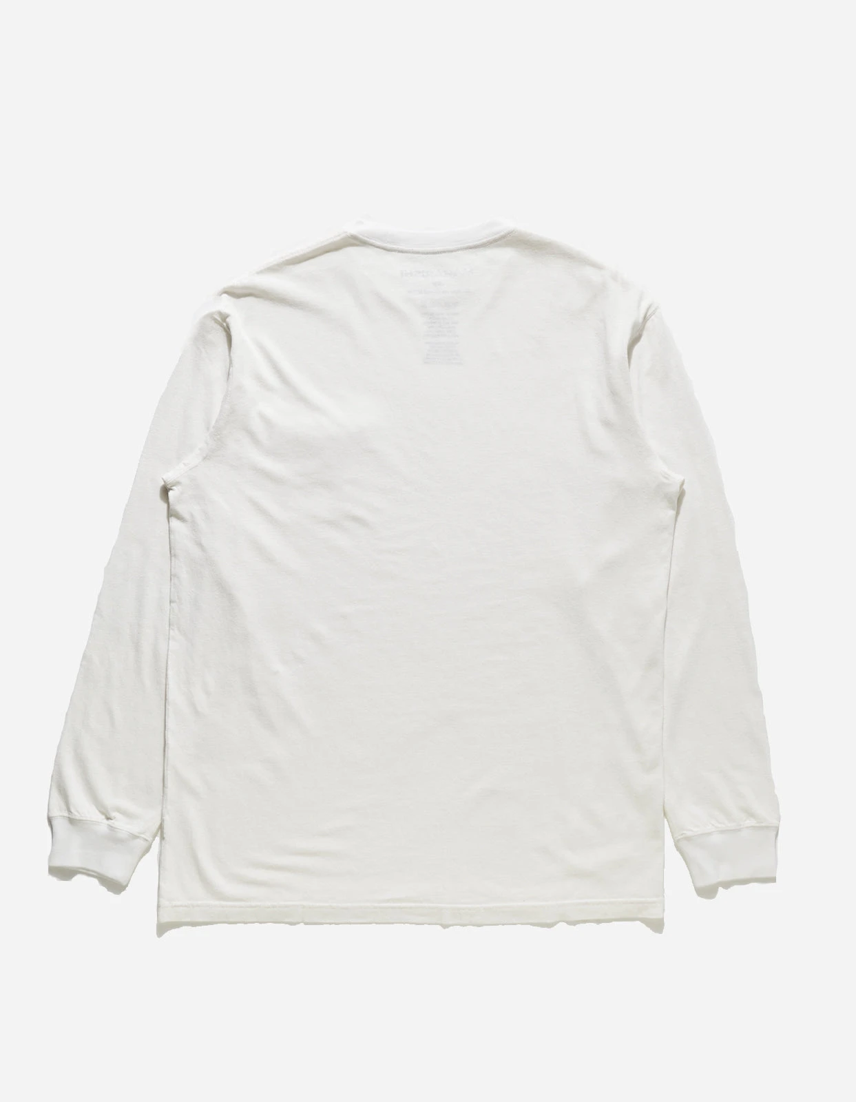 Maharishi 8010 Hemp Organic L/S Pocket T-Shirt White 4 Maharishi 8010 Hemp Organic L/S Pocket T-Shirt White - Image 4