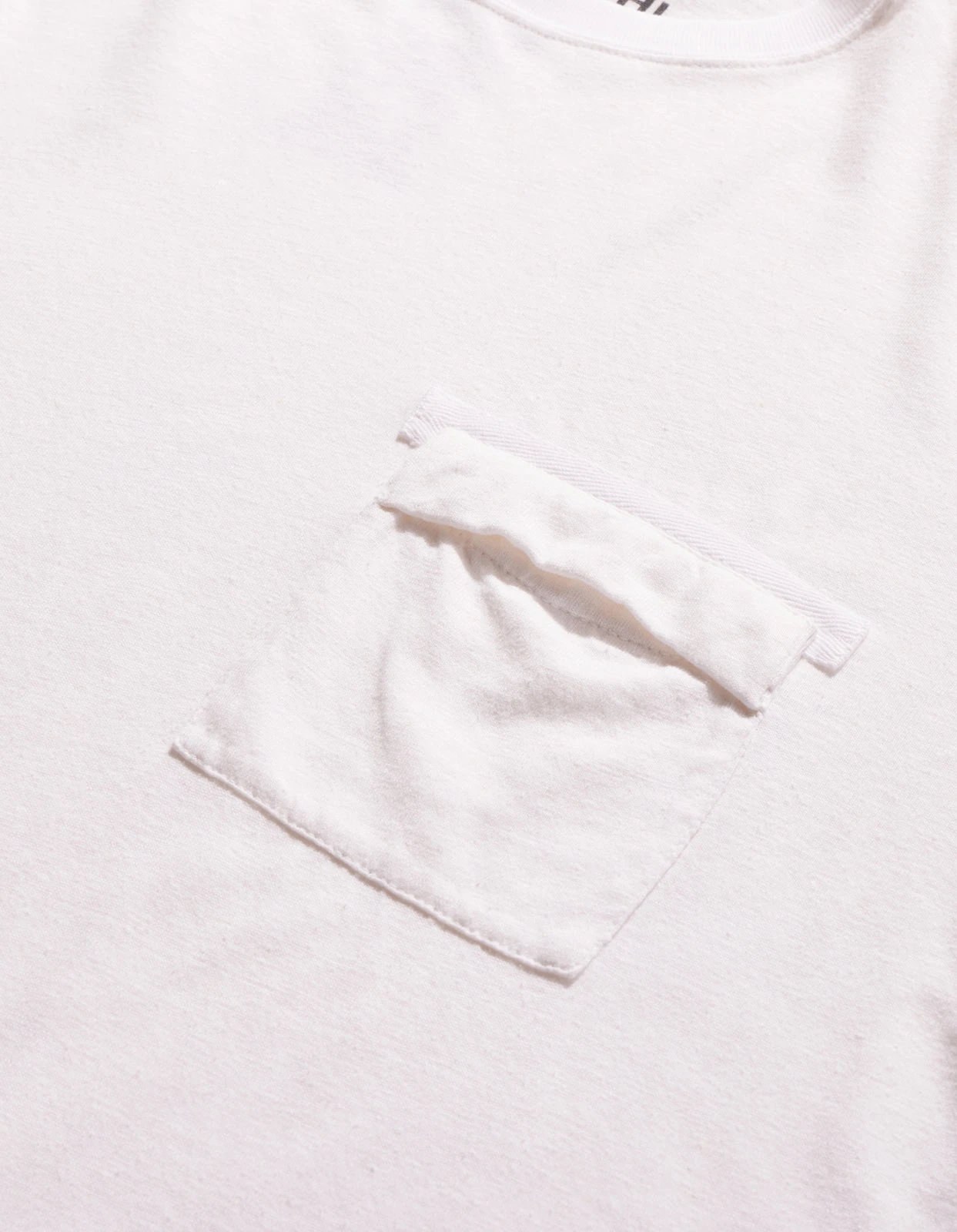 Maharishi 8010 Hemp Organic L/S Pocket T-Shirt White 6 Maharishi 8010 Hemp Organic L/S Pocket T-Shirt White - Image 6