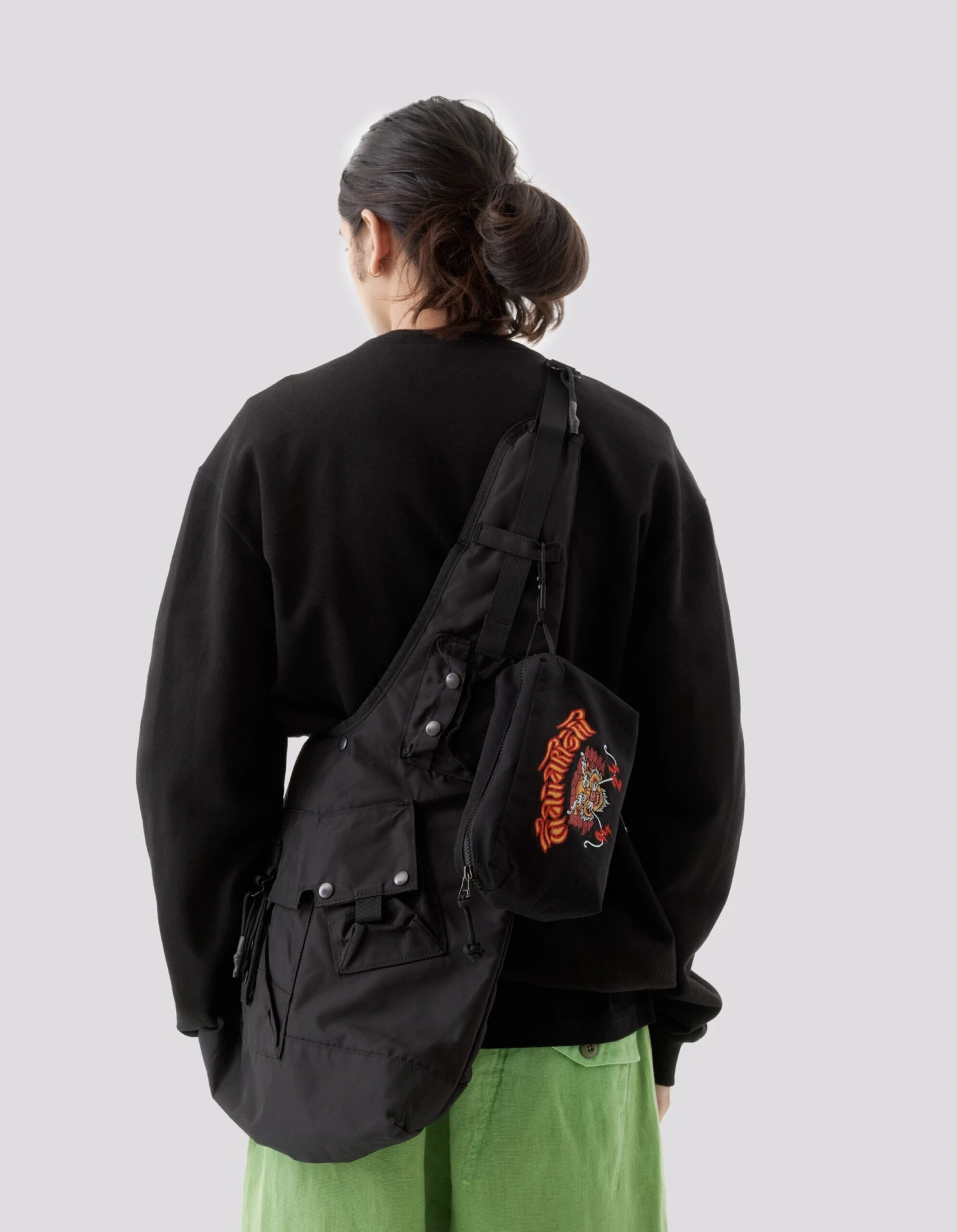 Maharishi 5024 Cordura® NYCO® Dragon Travel Pouch Black 5 Maharishi 5024 Cordura® NYCO® Dragon Travel Pouch Black - Image 5