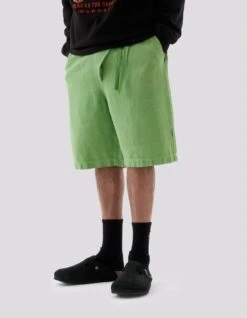 Maharishi 5007 Hemp Asym Loose Track Shorts Bamboo Green 14 Maharishi 5007 Hemp Asym Loose Track Shorts Bamboo Green -Maharishi Shop ss24183 5046