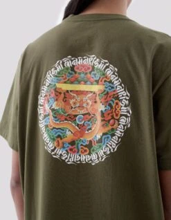 Maharishi 1261 Abundance Dragon Circle T-Shirt Olive -Maharishi Shop ss24236 5126 ce78793a 3f76 4cf7 af30 892339d38847