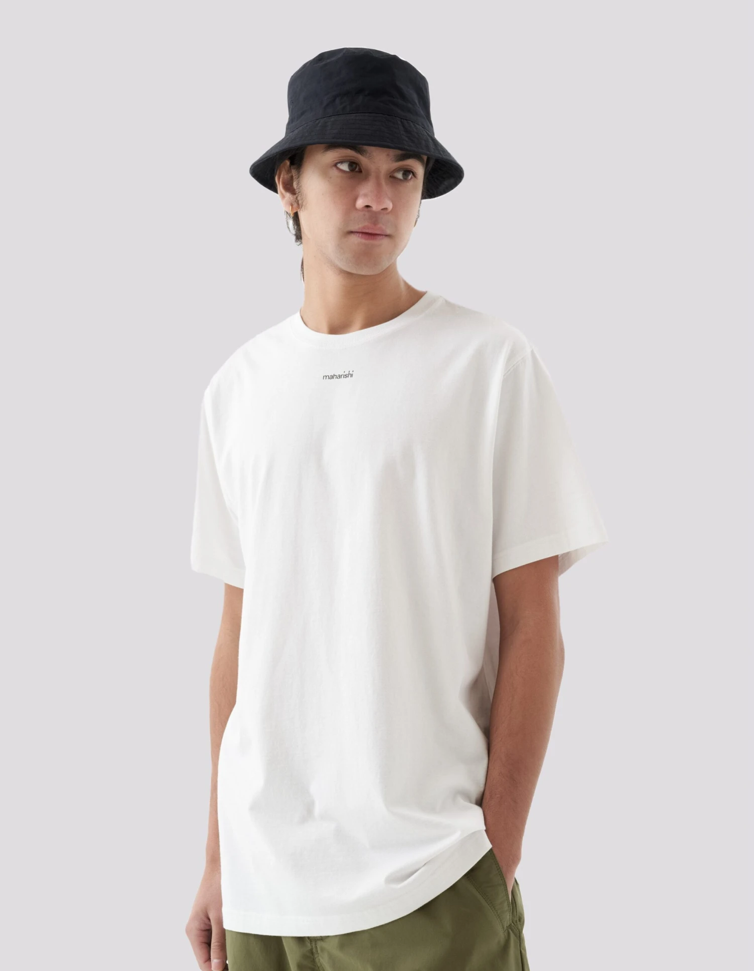 1307 Micro Maharishi T-Shirt White 2 1307 Micro Maharishi T-Shirt White - Image 2