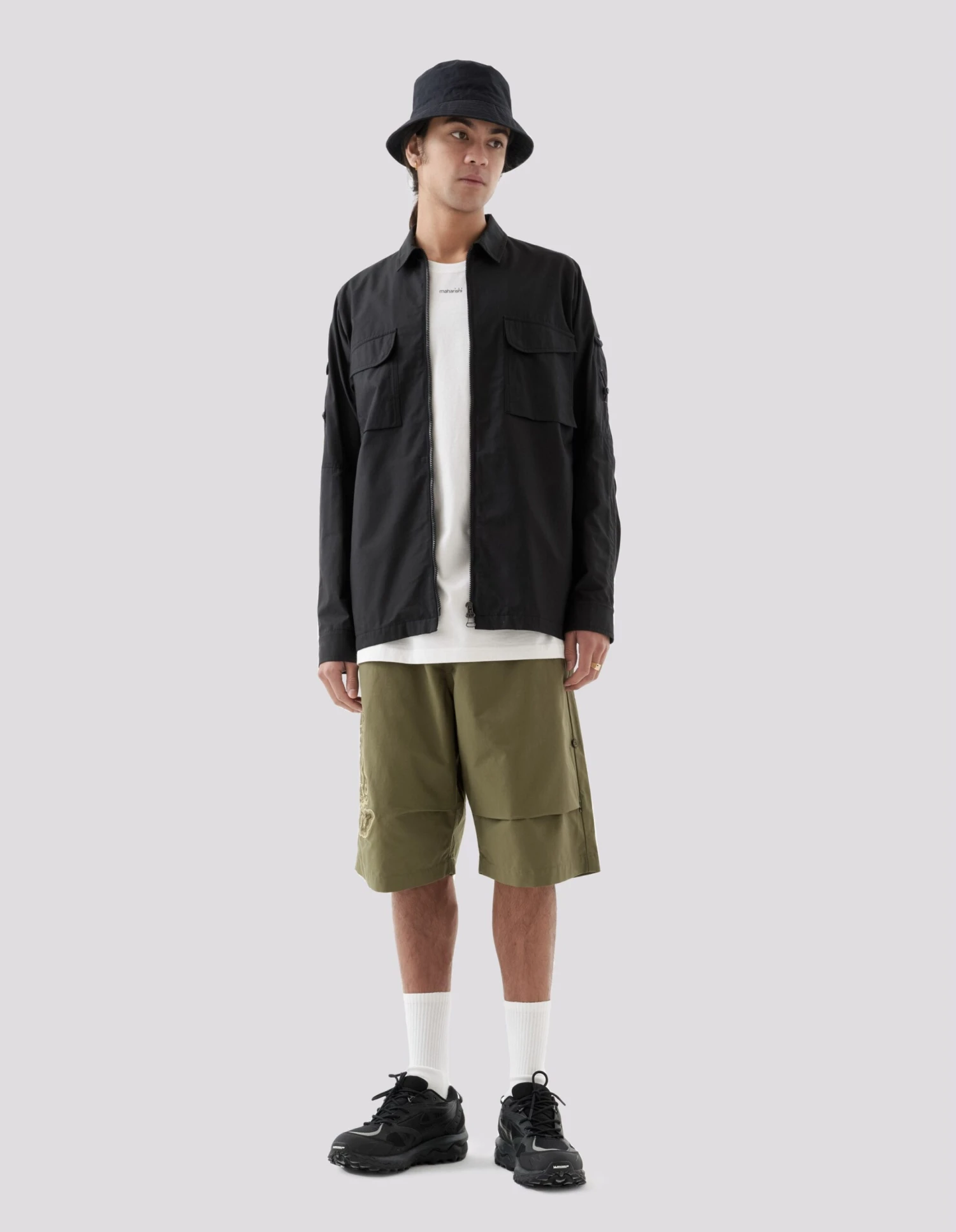 1307 Micro Maharishi T-Shirt White 5 1307 Micro Maharishi T-Shirt White - Image 5