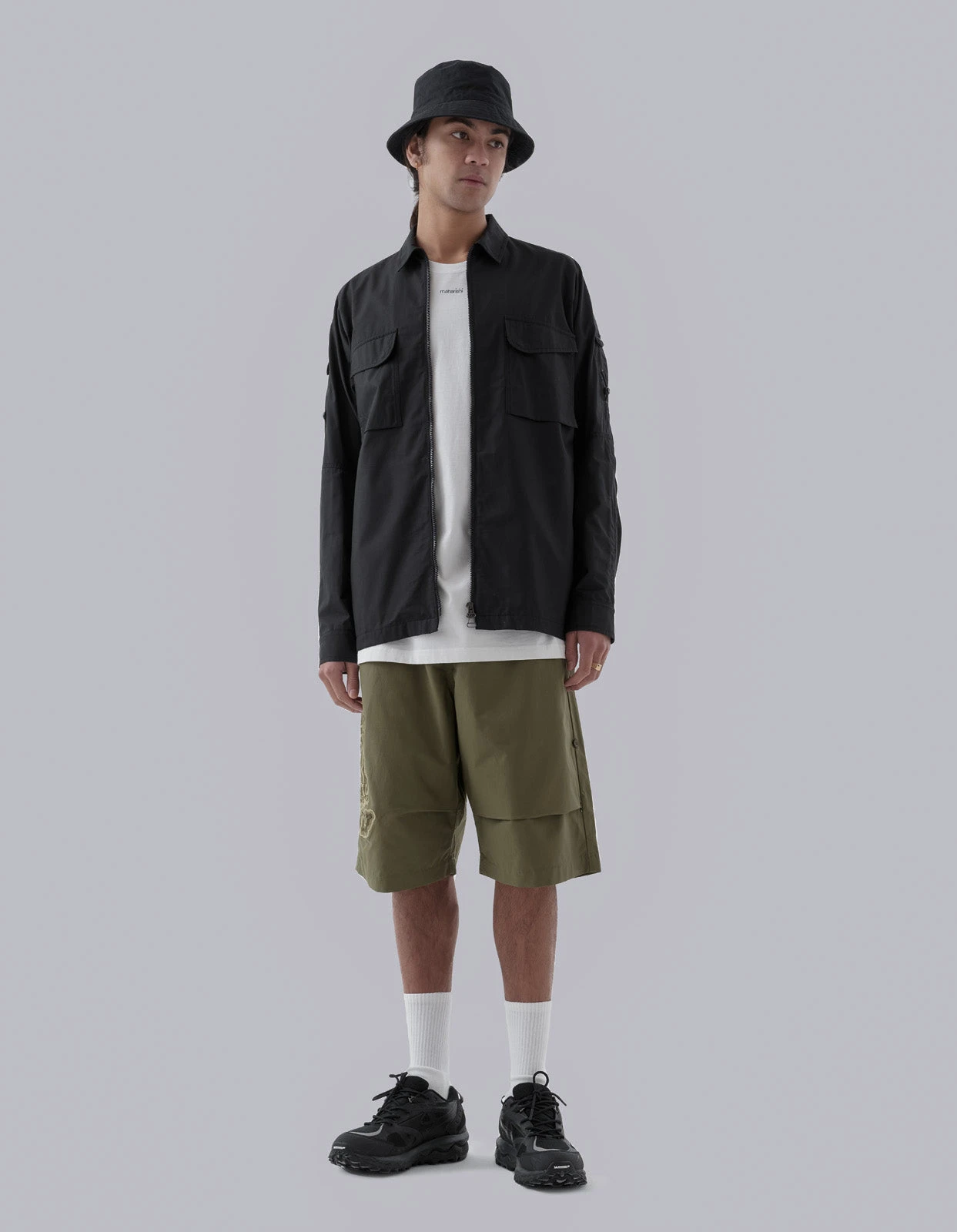 Maharishi 5009 Snocord® Jump Shirt Black 2 Maharishi 5009 Snocord® Jump Shirt Black - Image 2