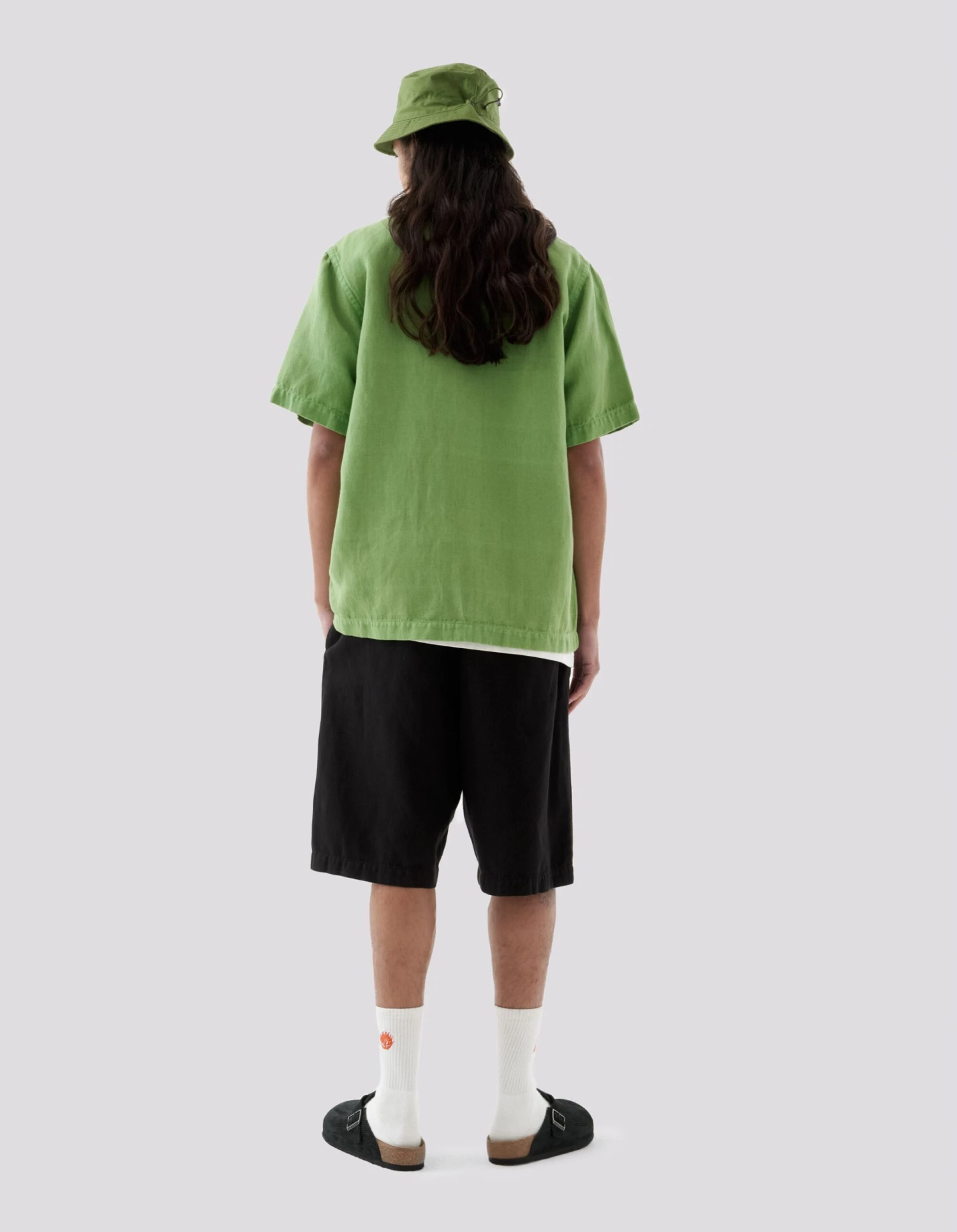 Maharishi 5007 Hemp Asym Loose Track Shorts Black 6 Maharishi 5007 Hemp Asym Loose Track Shorts Black - Image 6