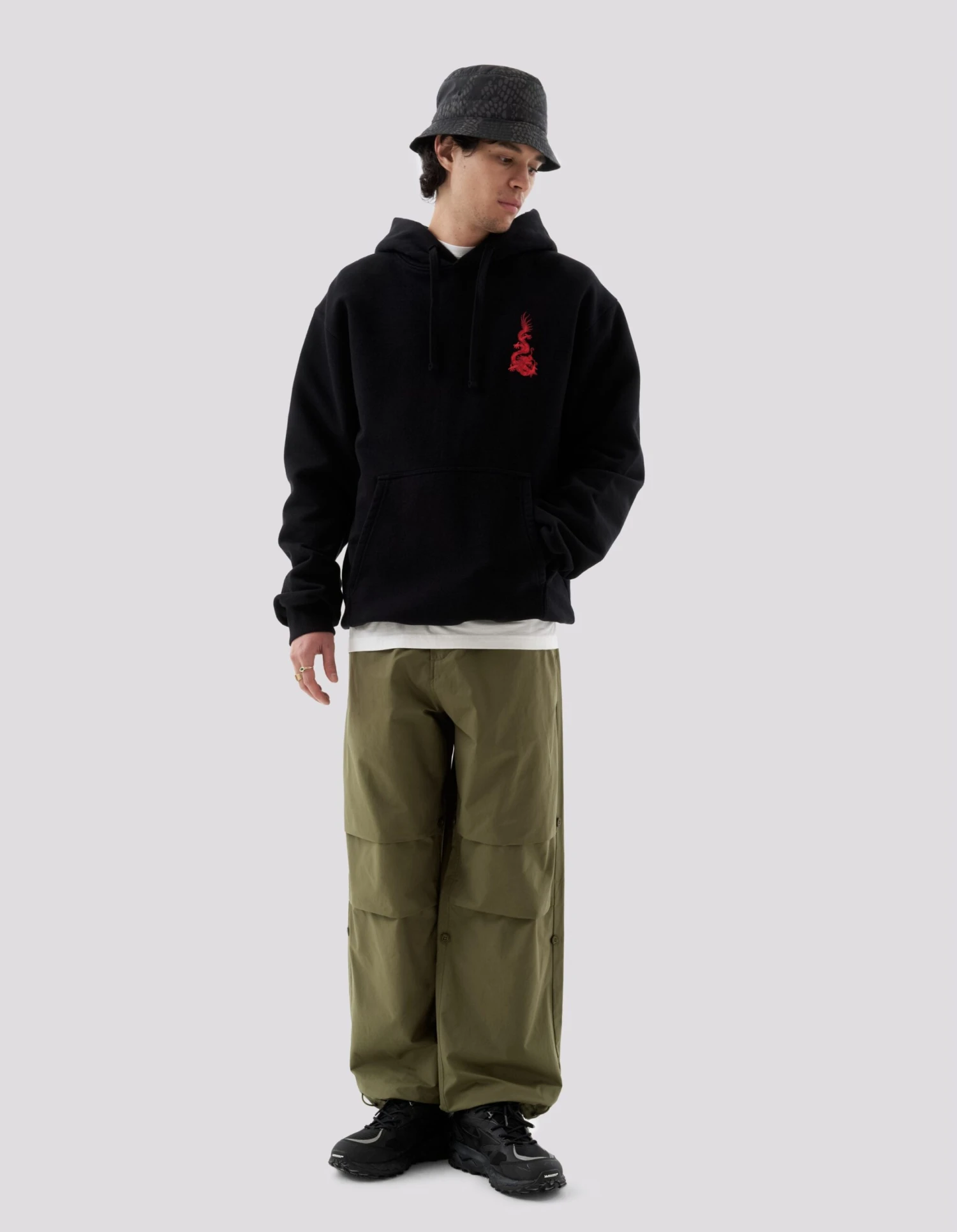 Maharishi 5064 Double Dragons Loose Snopants Olive OG-107F 6 Maharishi 5064 Double Dragons Loose Snopants Olive OG-107F - Image 6