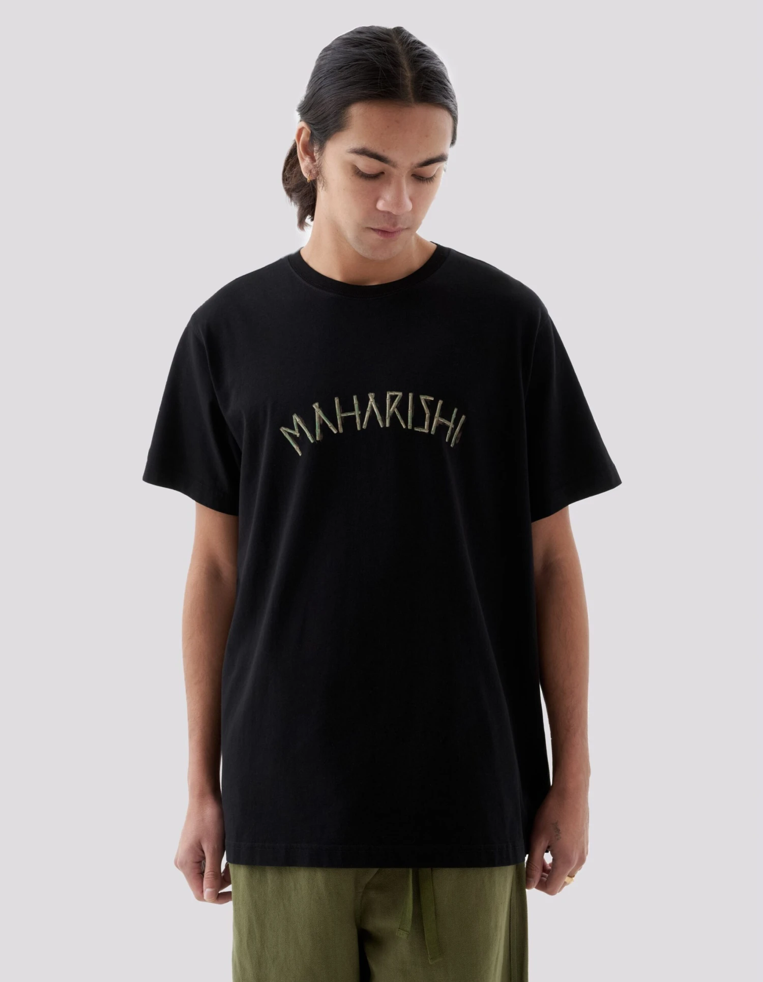 1278 Bamboo Maharishi T-Shirt Black 3 1278 Bamboo Maharishi T-Shirt Black - Image 3